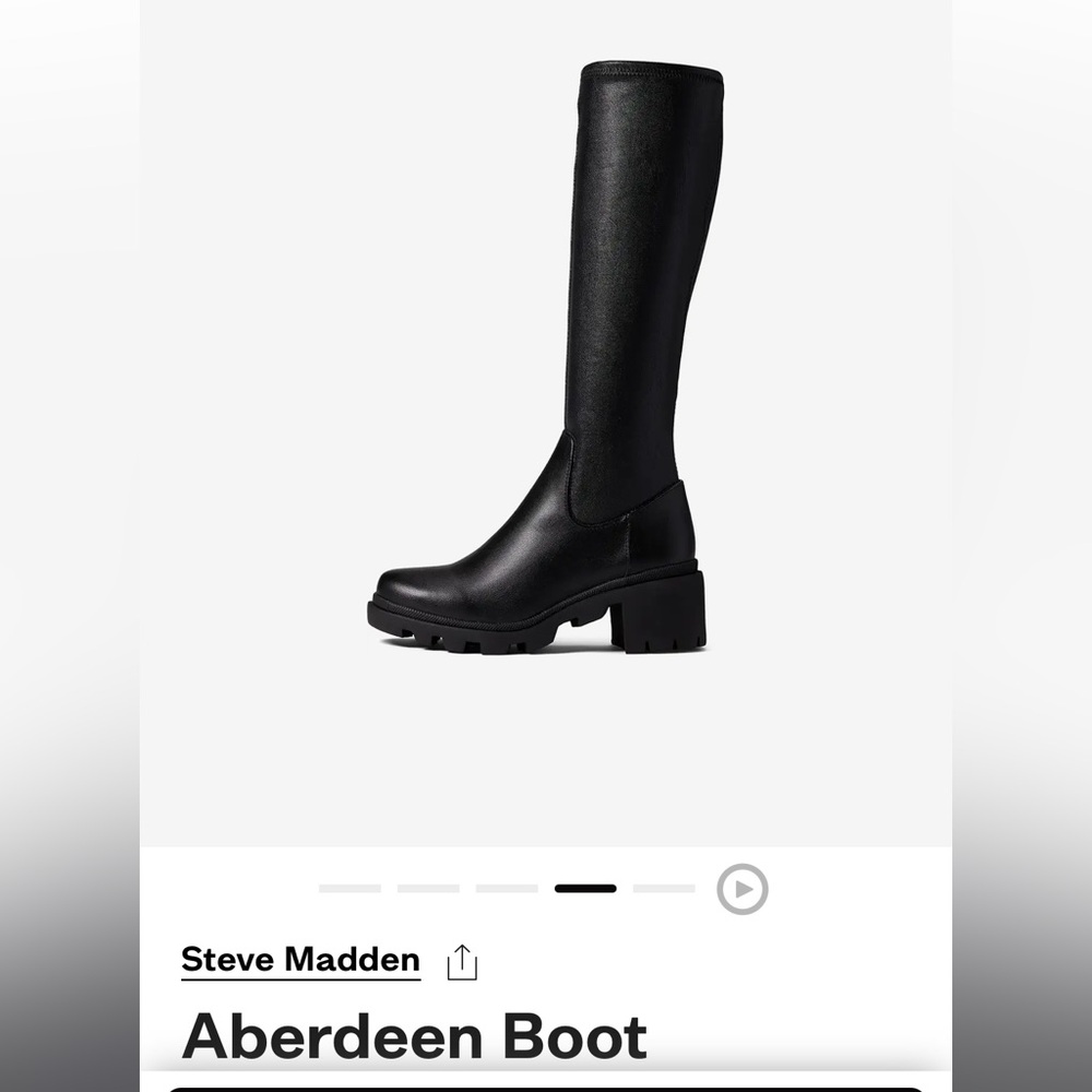 Steve Madden Aberdeen Knee high boots LIKE NEW!